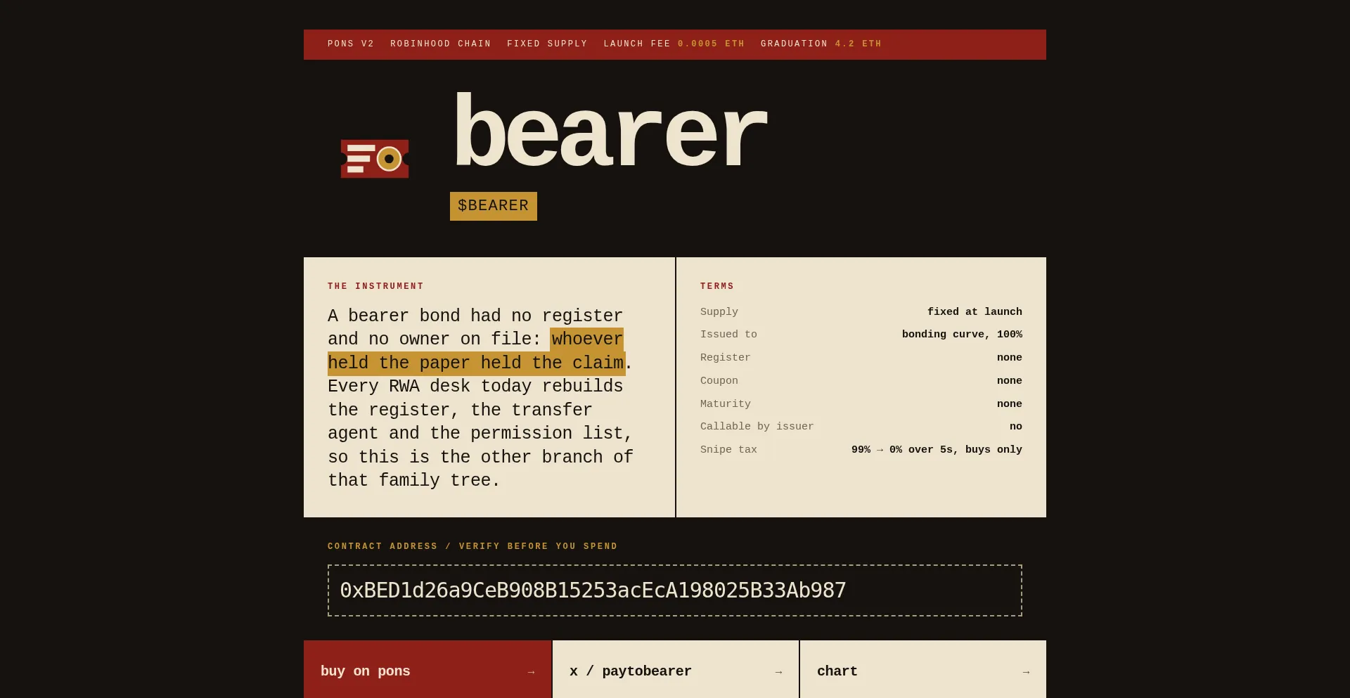 Paytobearer.xyz