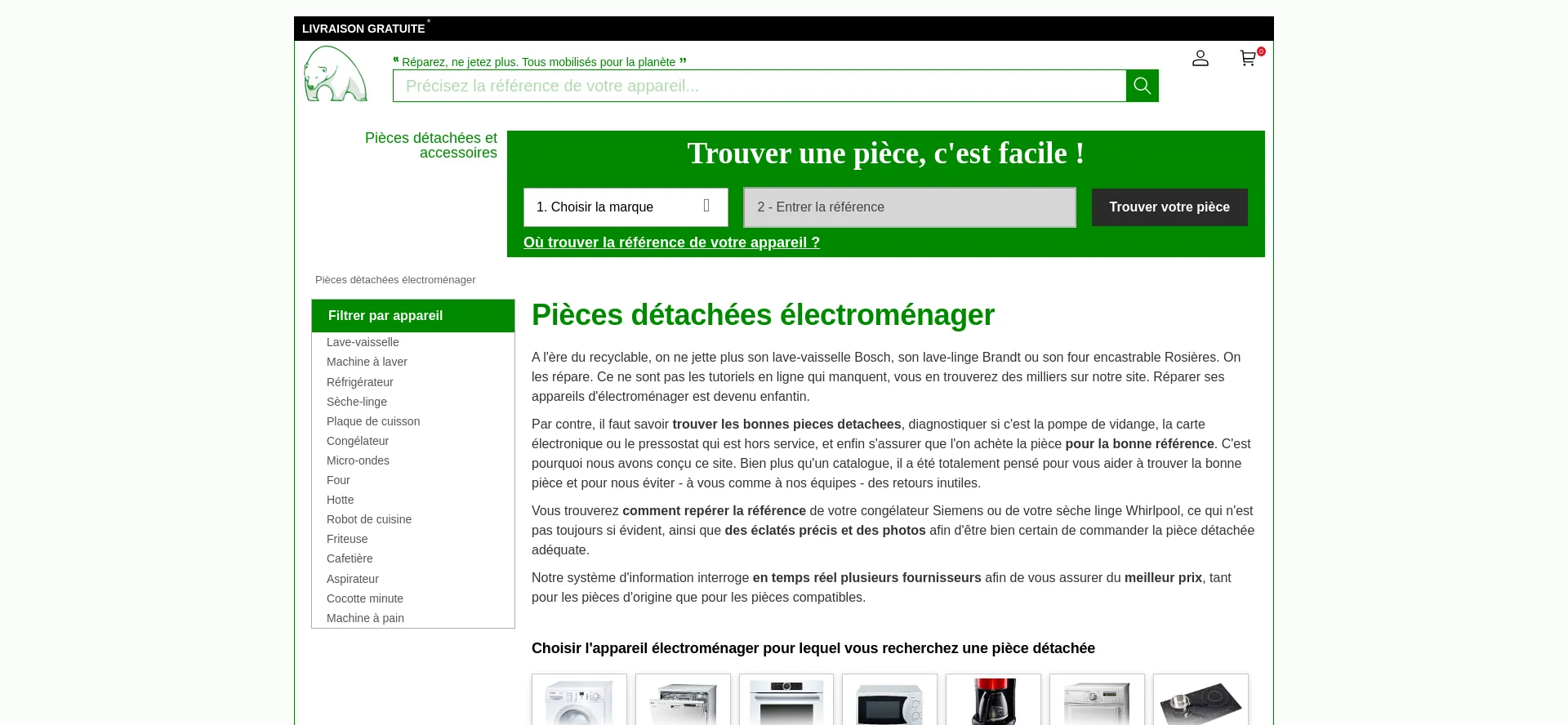 Website screenshot of Pcdt.fr