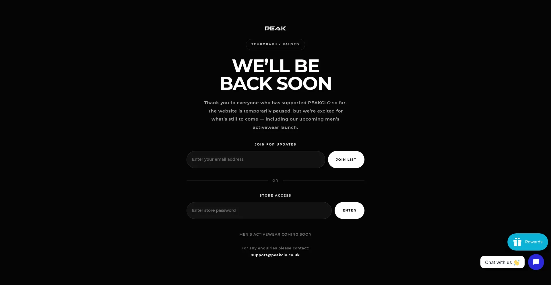 Peakclo.co.uk