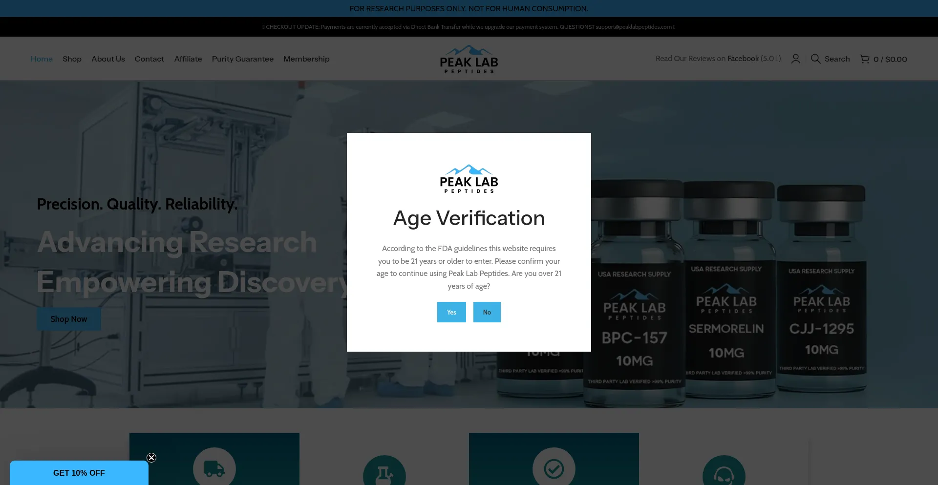 Peaklabpeptides.com