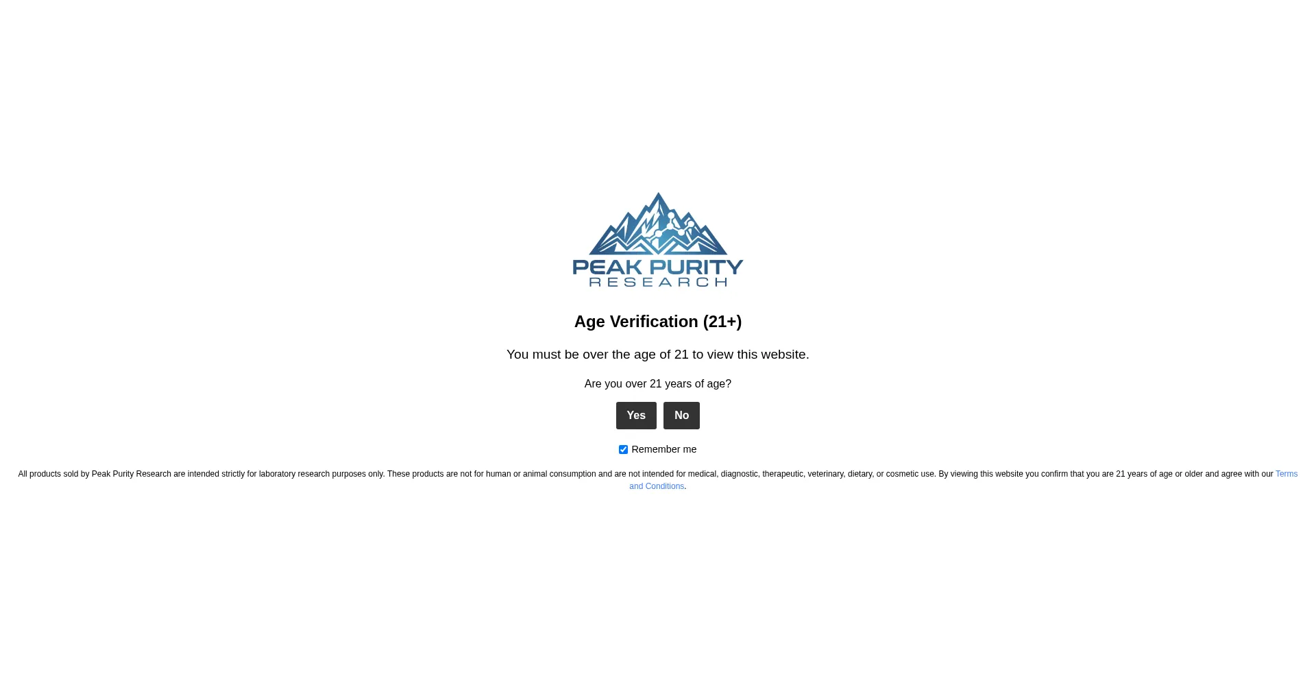 Peakpurityresearch.com