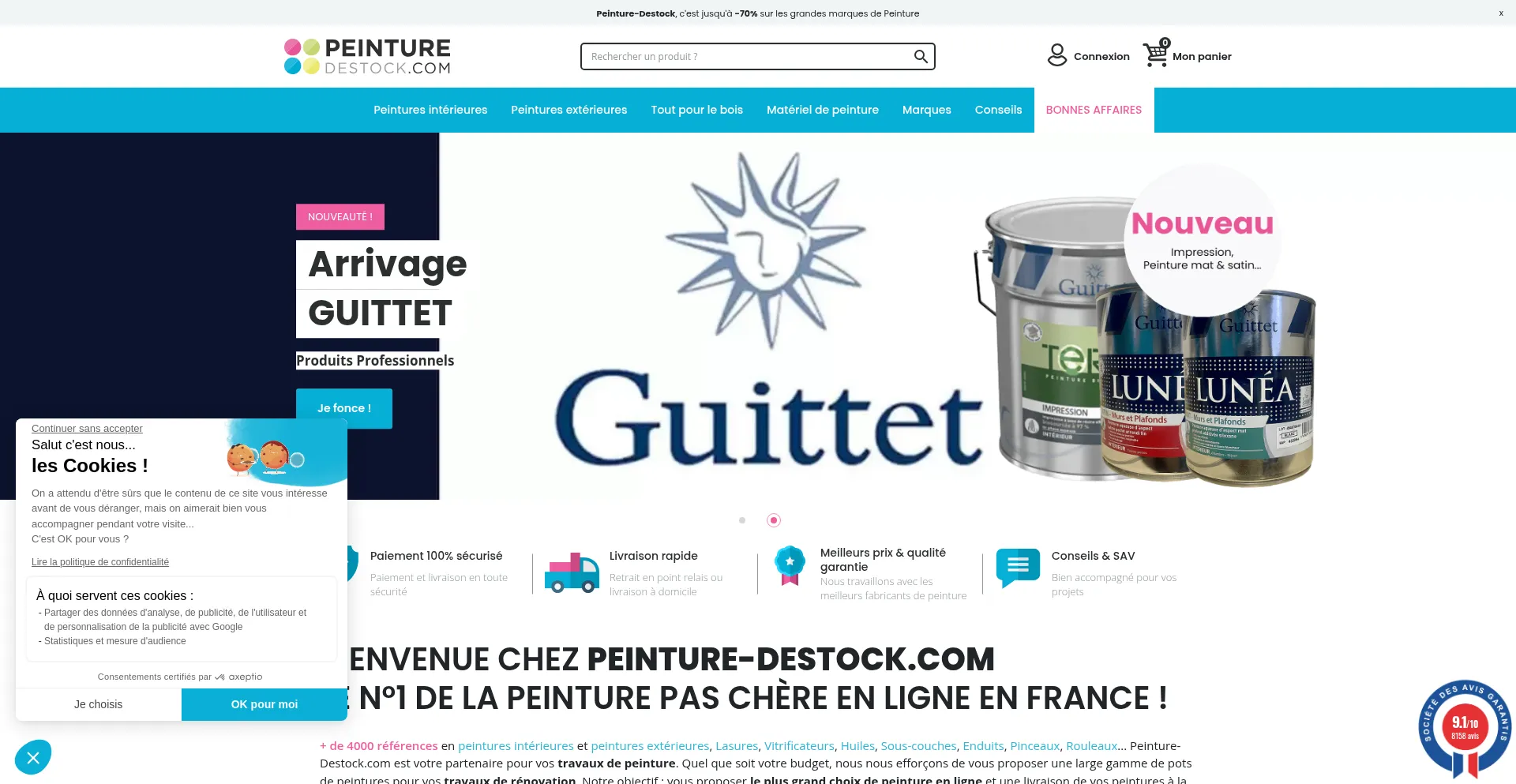 Peinture-destock.com