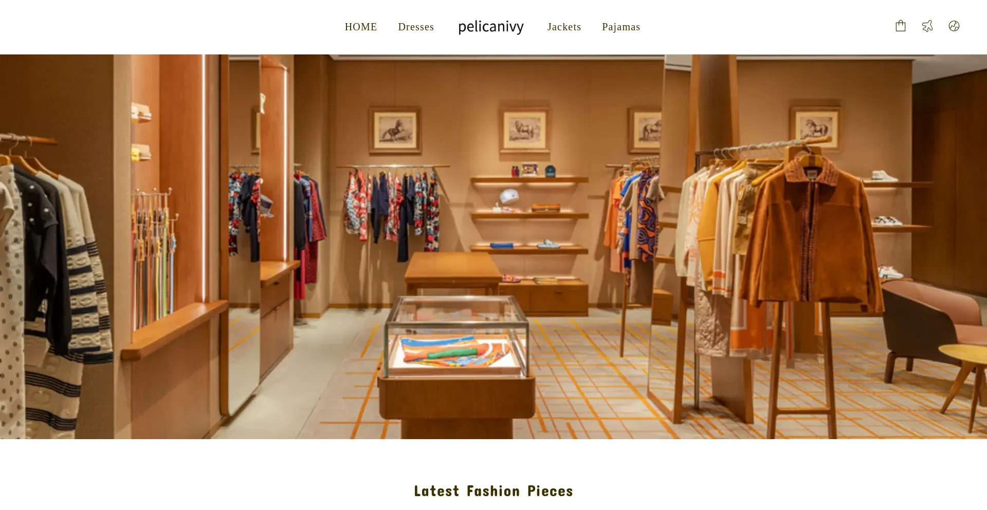 Website screenshot of Pelicanivy.com
