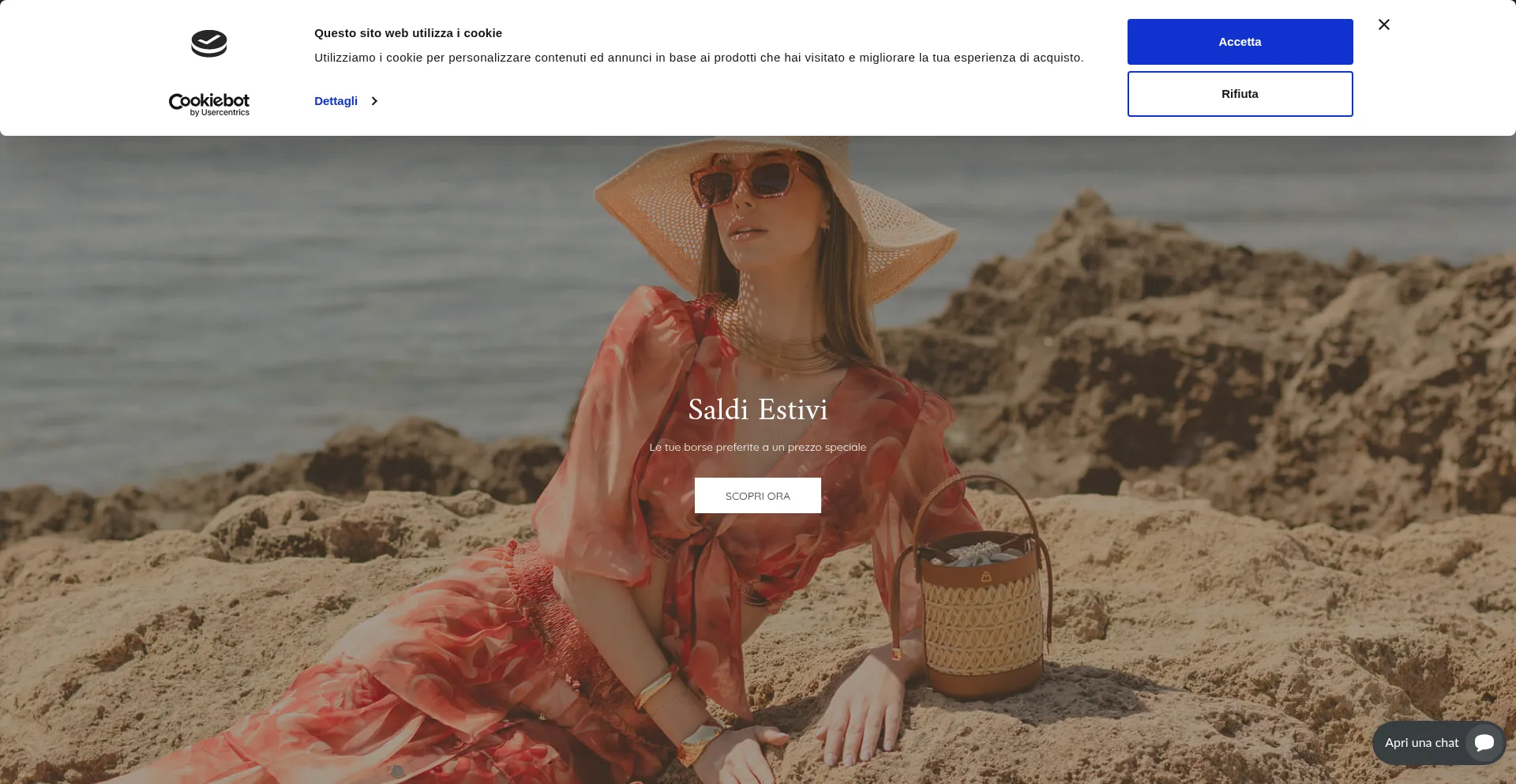 Website screenshot of Pelletteriamarant.com