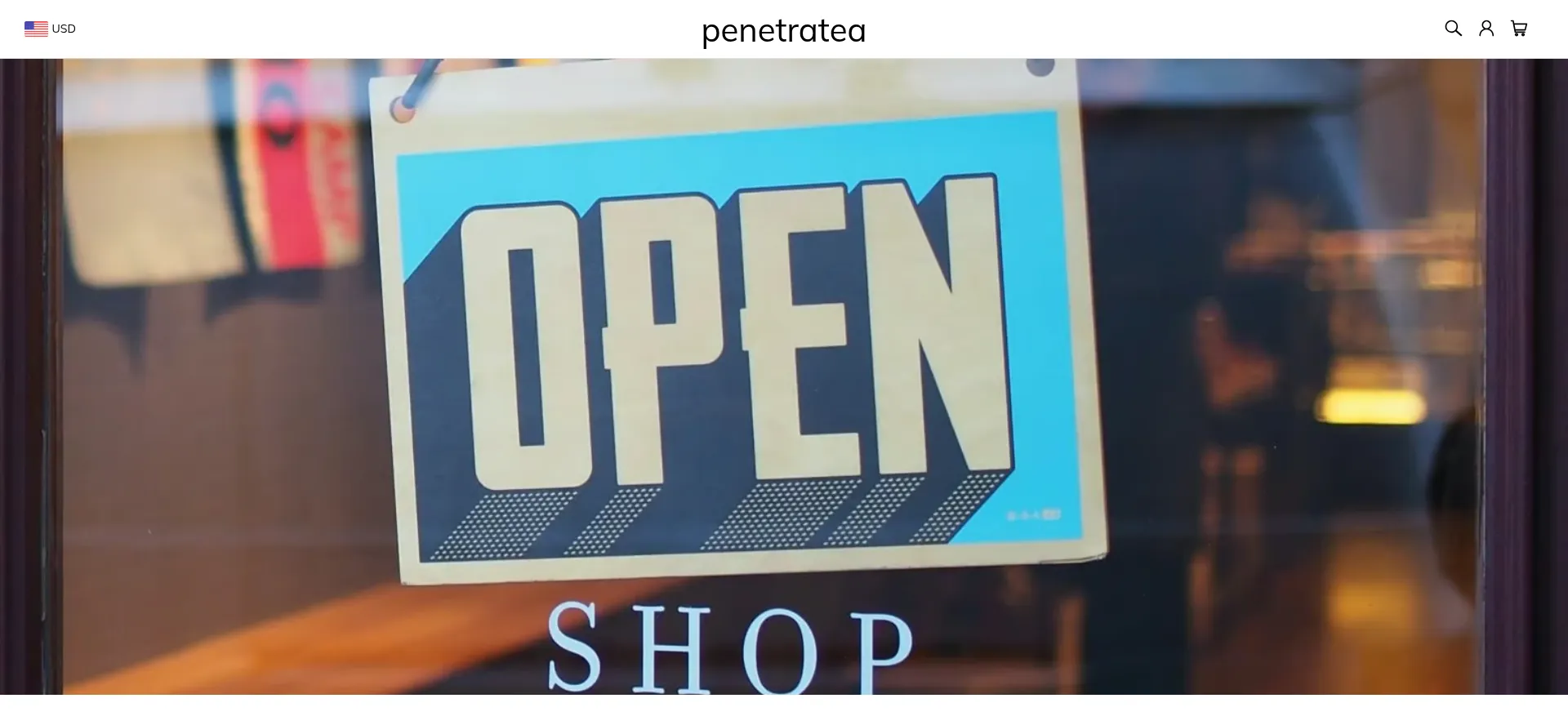 Website screenshot of Penetratea.com