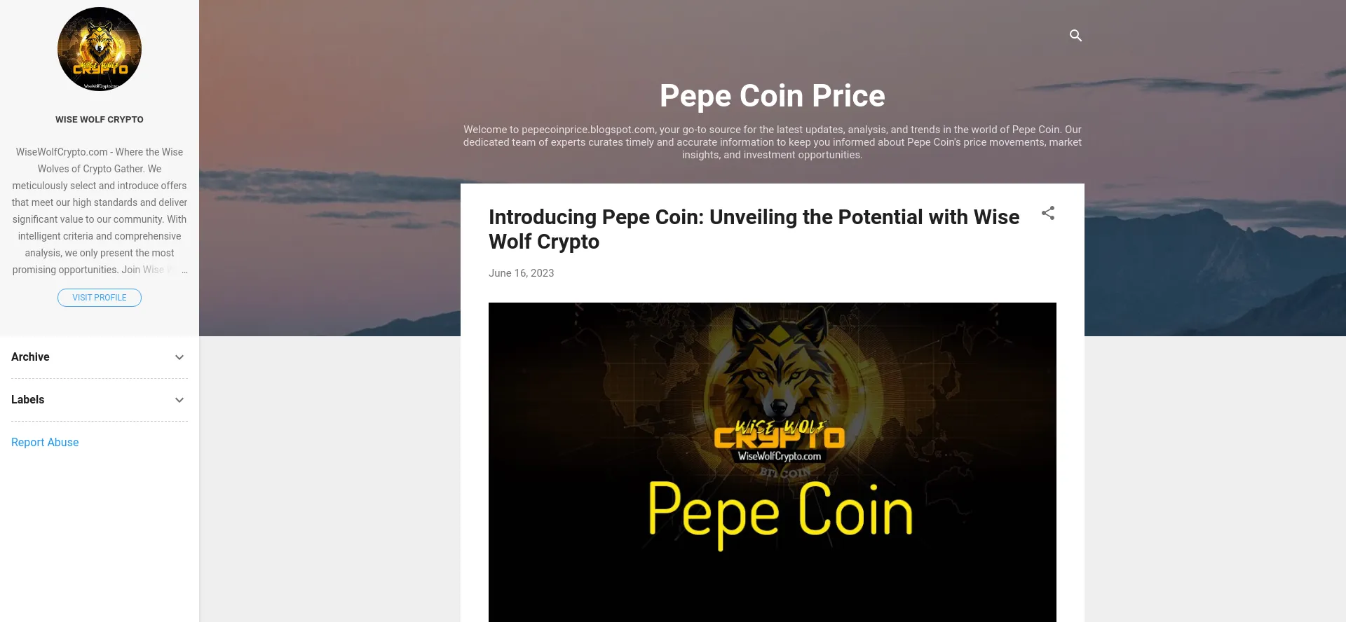 Pepecoinprice.blogspot.com