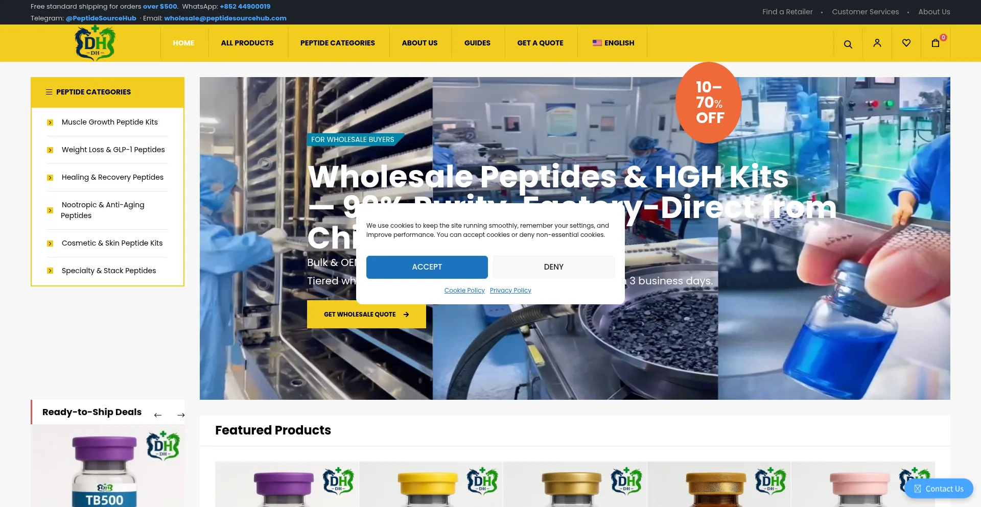 Peptidesourcehub.com