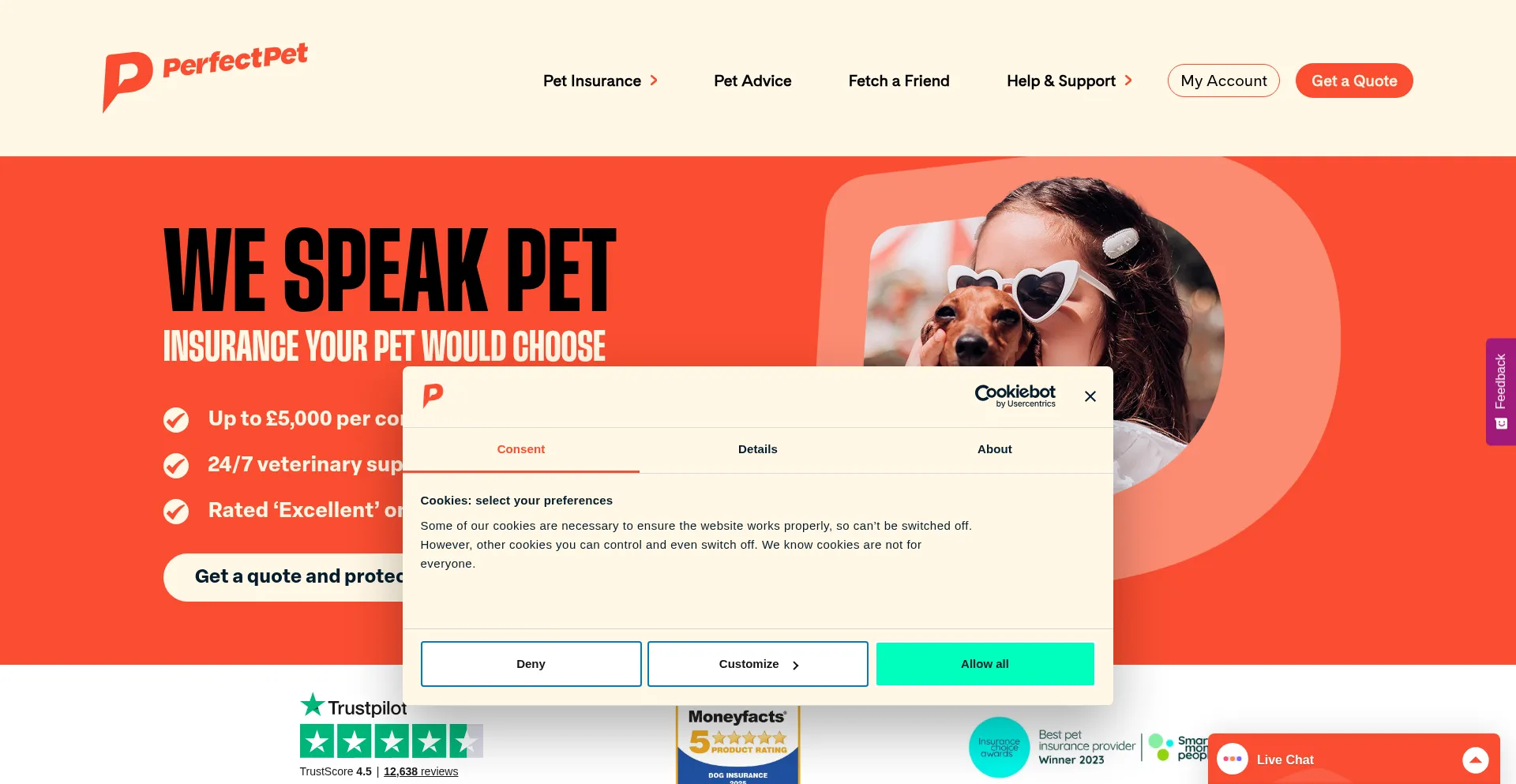 Perfectpetinsurance.co.uk