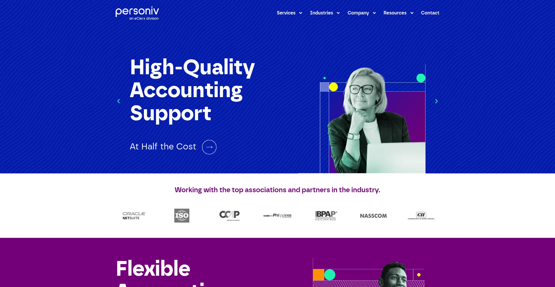 Website screenshot of Personiv.com