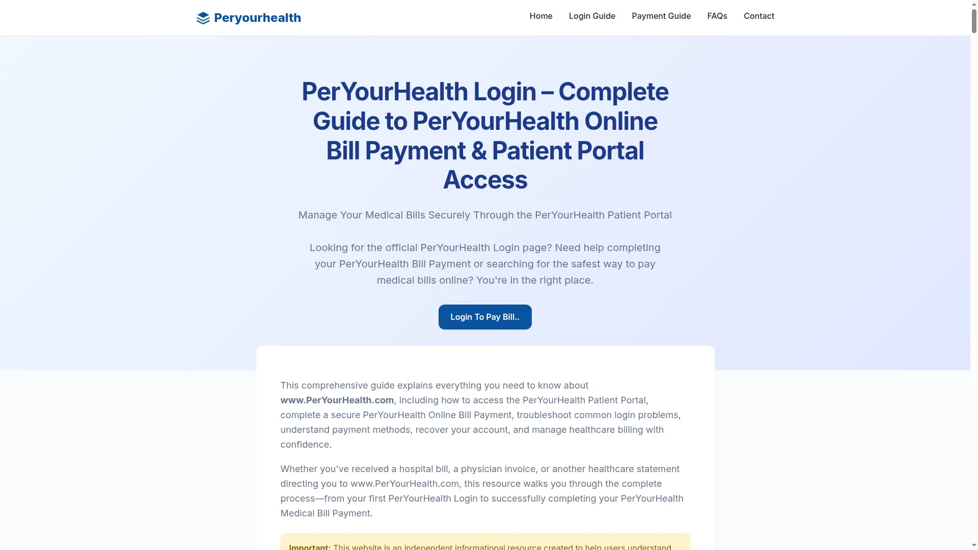 Peryourhealths.com