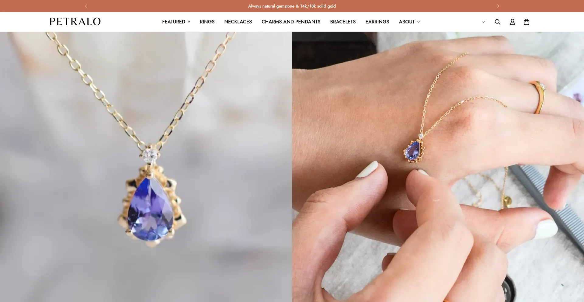 Website screenshot of Petralo.com