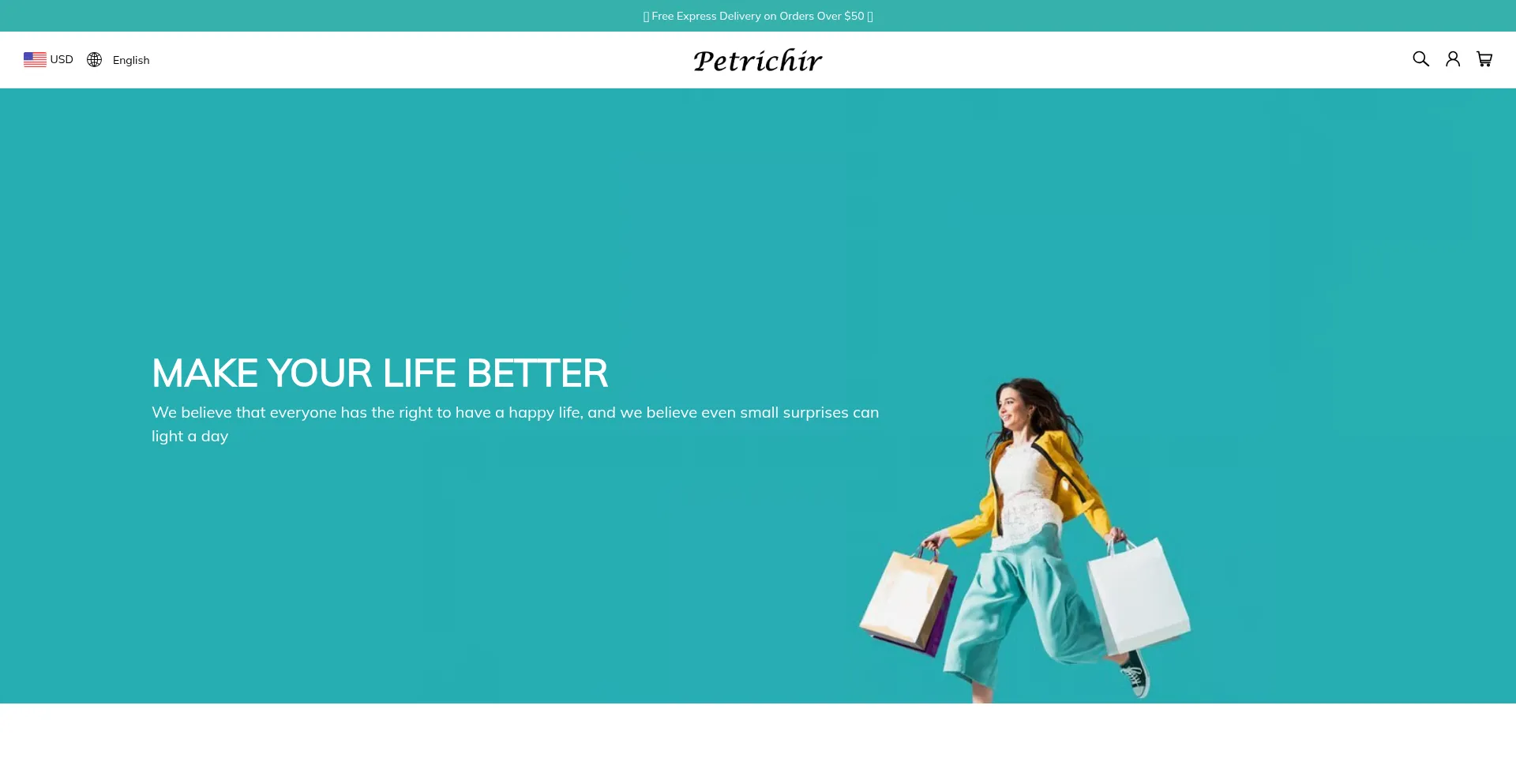 Website screenshot of Petrichir.com