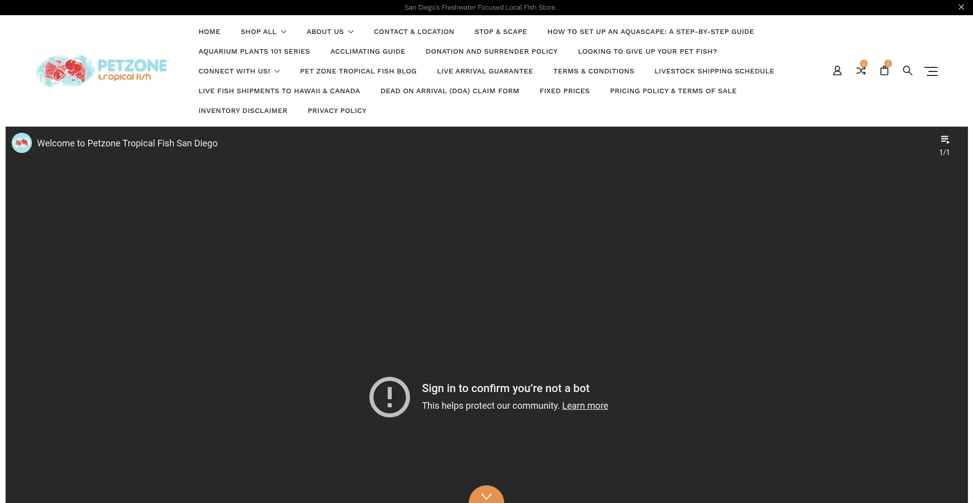 Website screenshot of Petzonesd.com