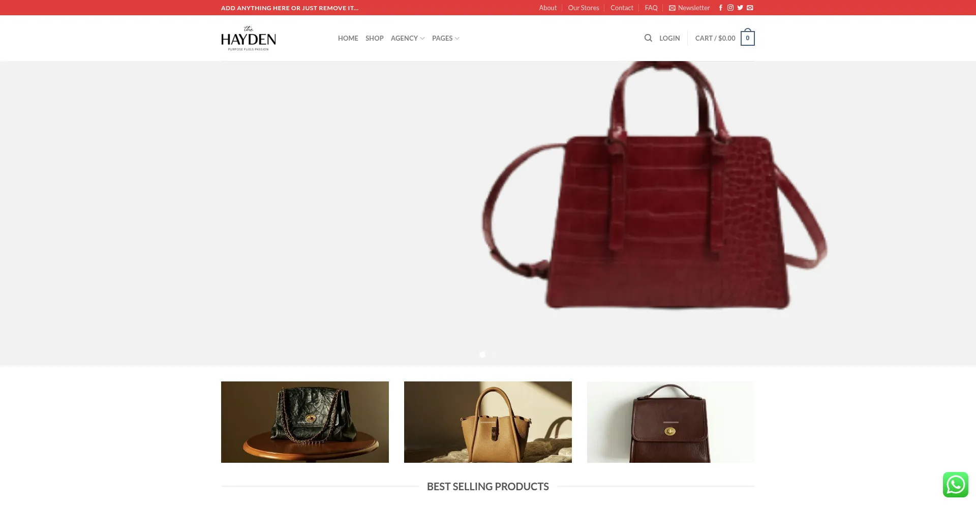 Website screenshot of Pf-shops.com