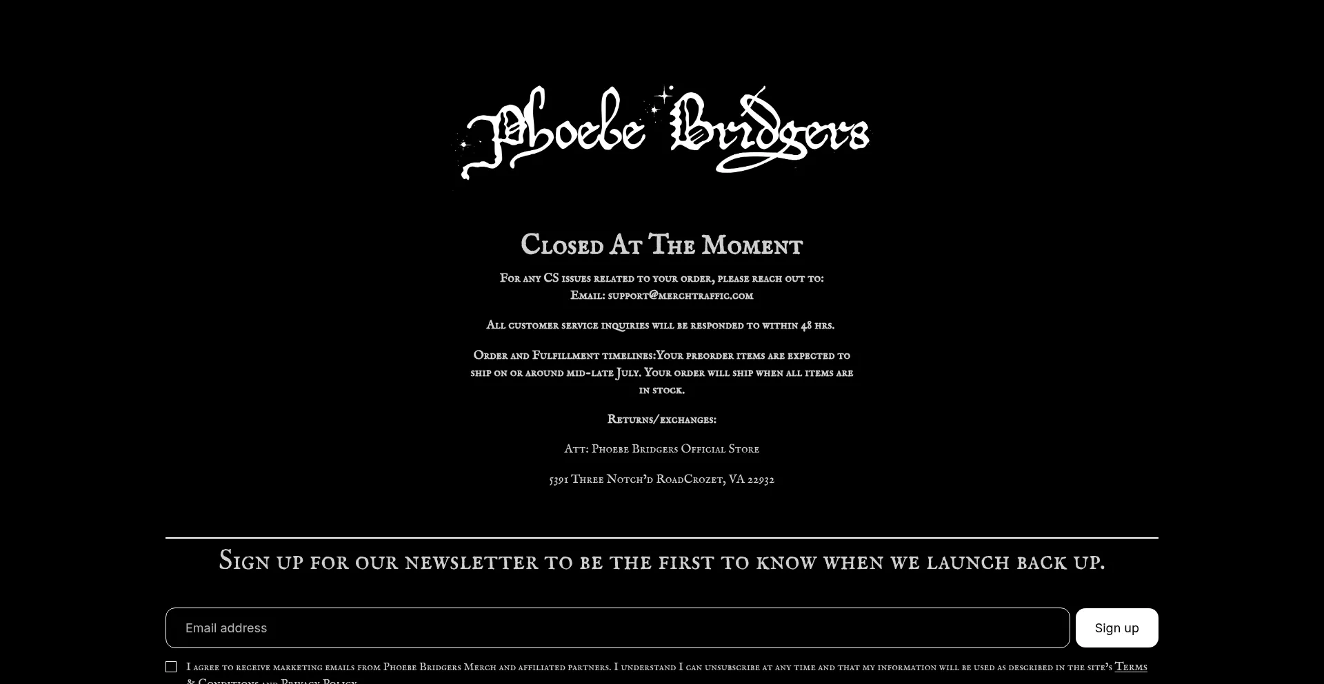 Phoebebridgersstore.com