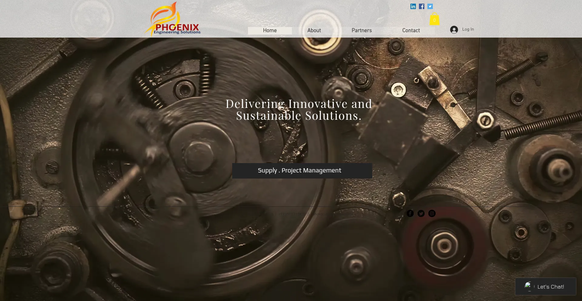 Website screenshot of Phoenix-es.com