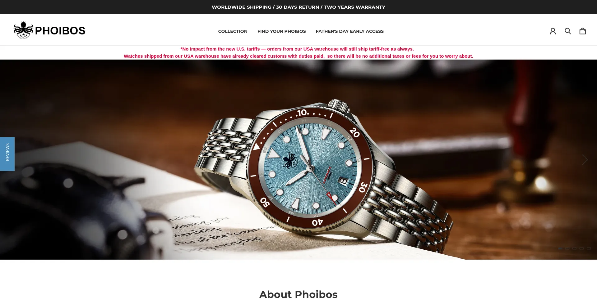 Website screenshot of Phoiboswatch.com