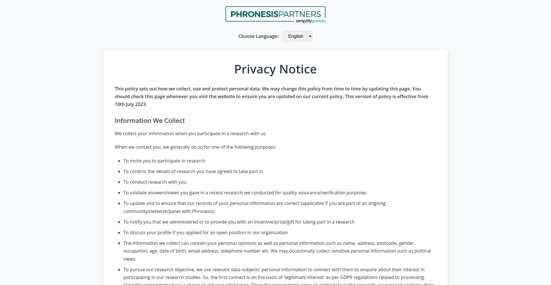 Phronesis-partners-research.com
