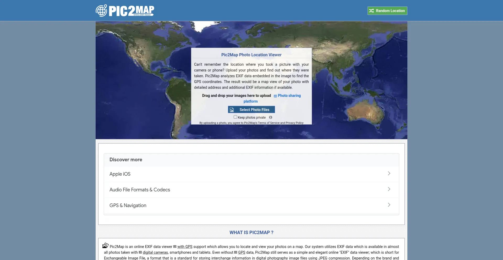 Pic2map.com