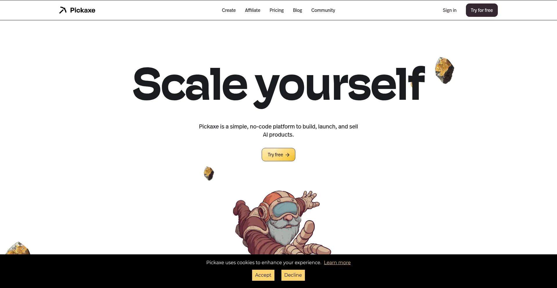Pickaxe.co