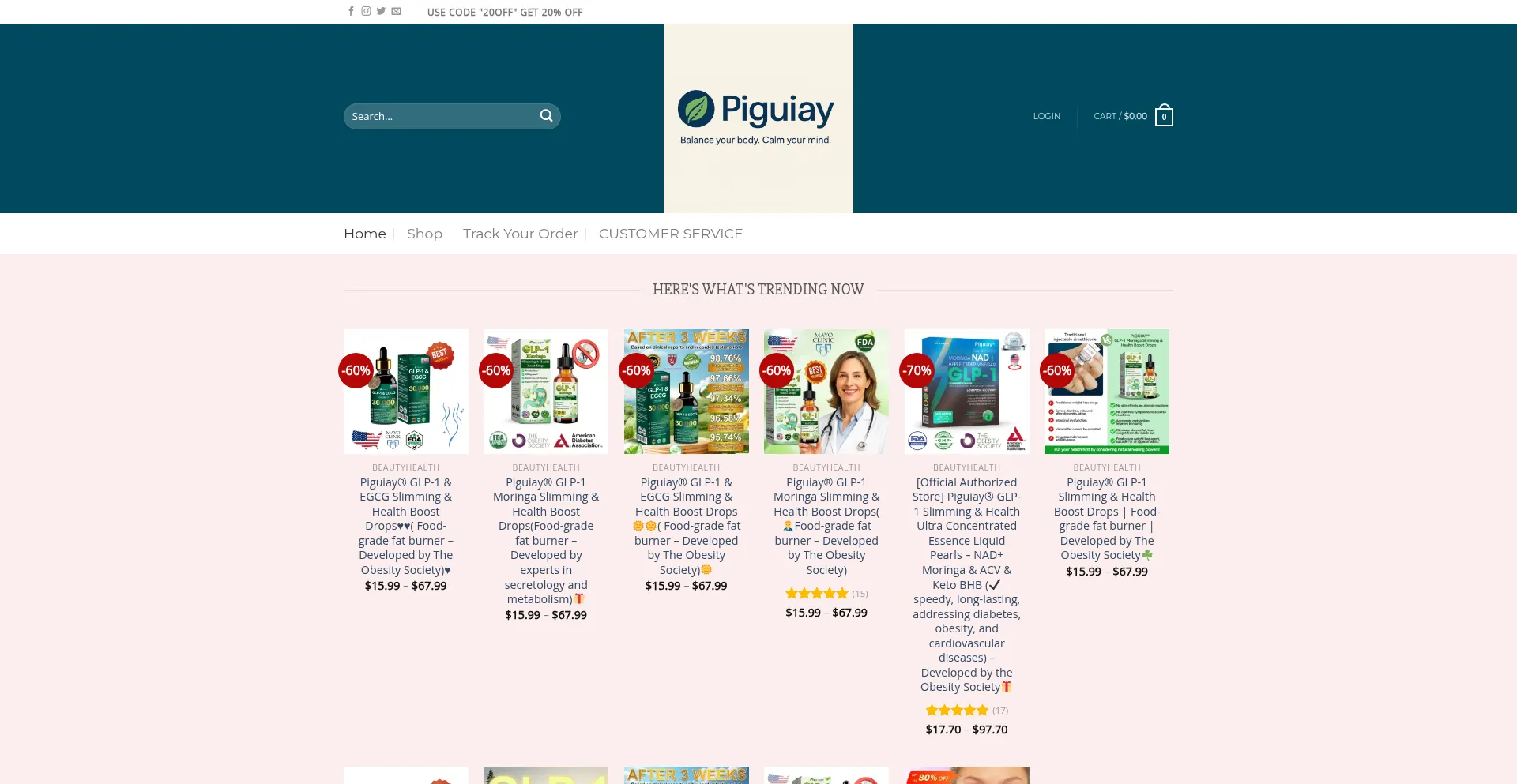 Website screenshot of Piguiay.net