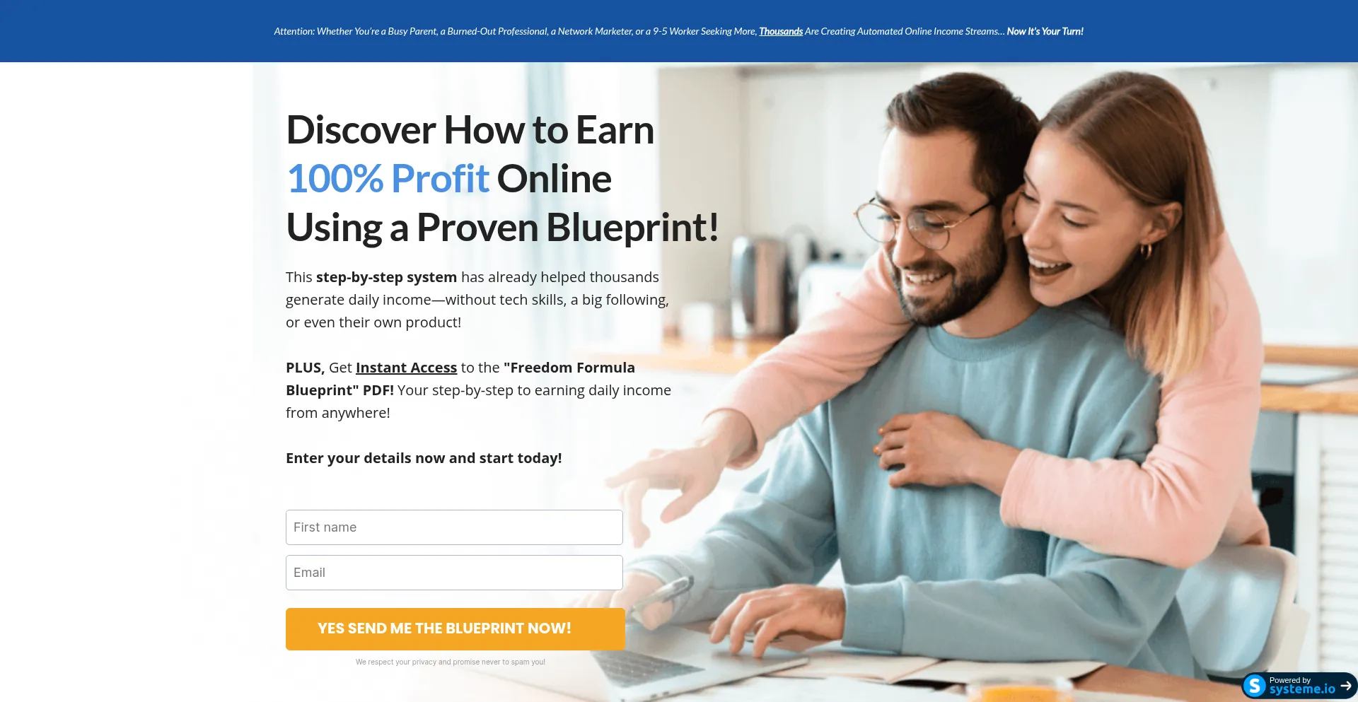 Website screenshot of Pilatespaid.com