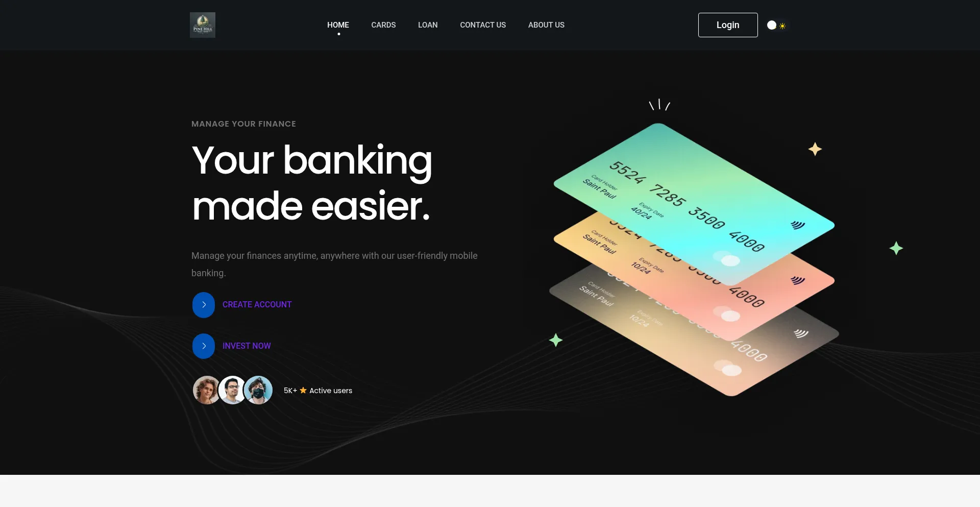 Website screenshot of Pinehilltrust.com