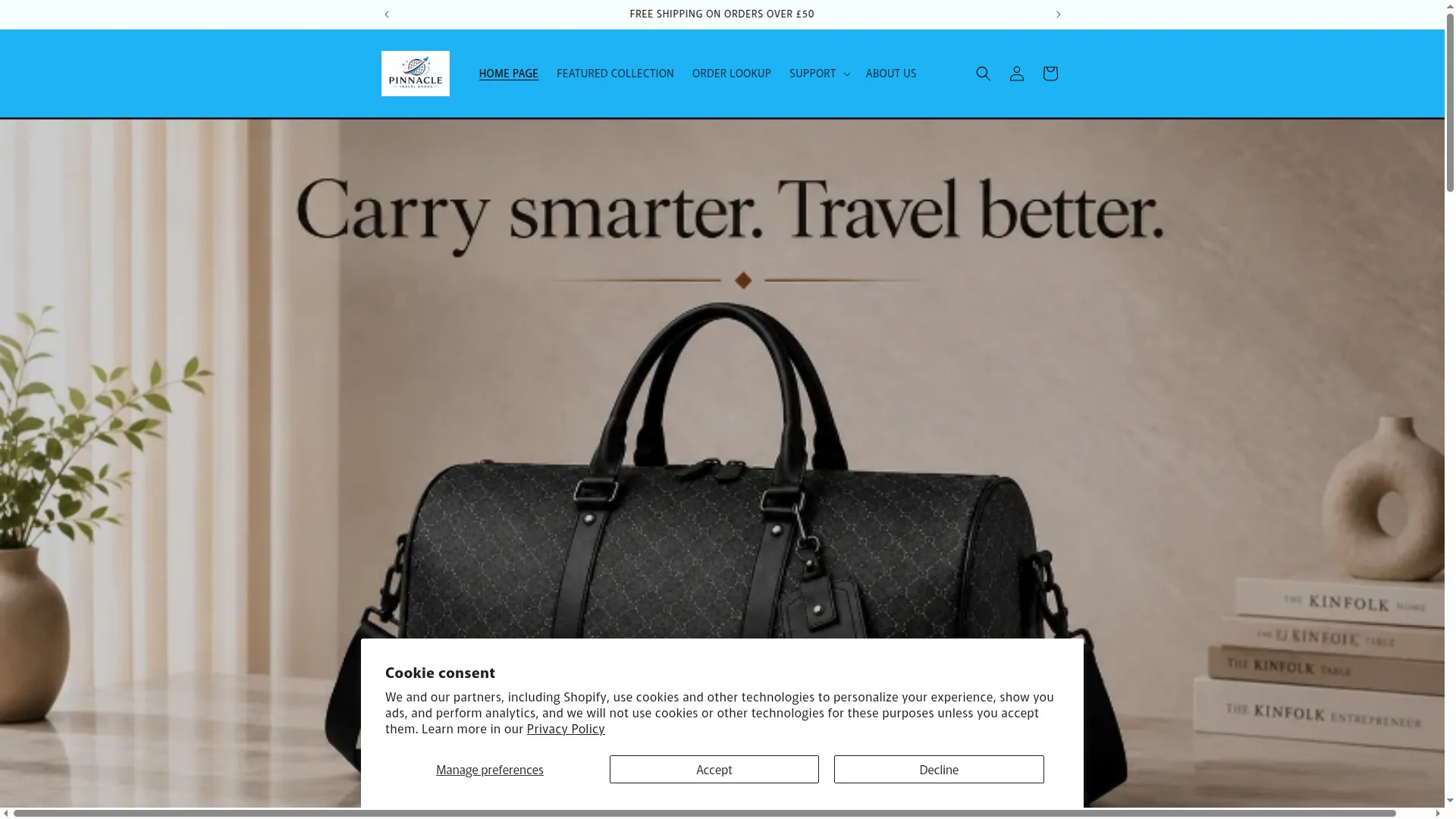 Pinnacletravelgoods.com