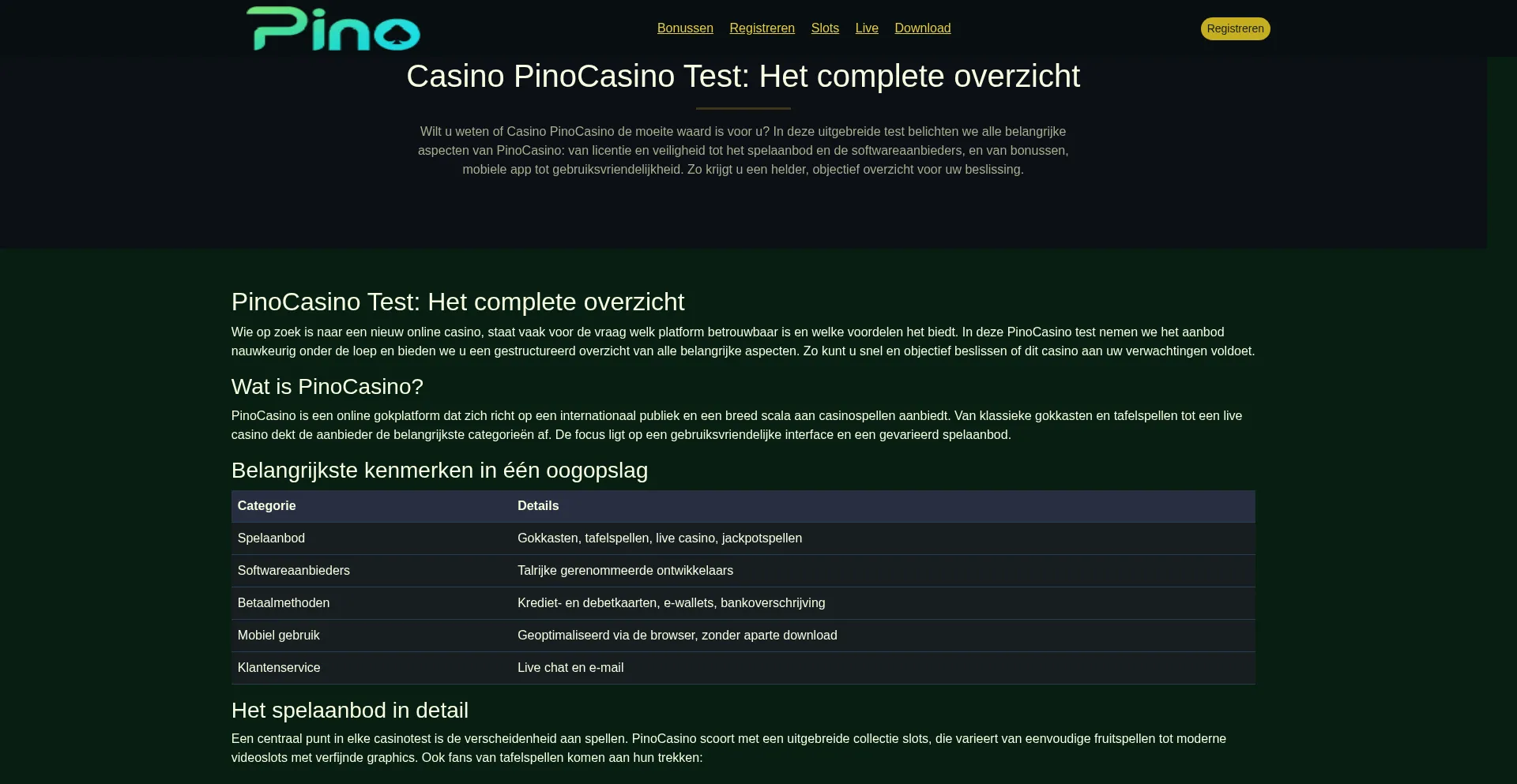 Pino-nl.online