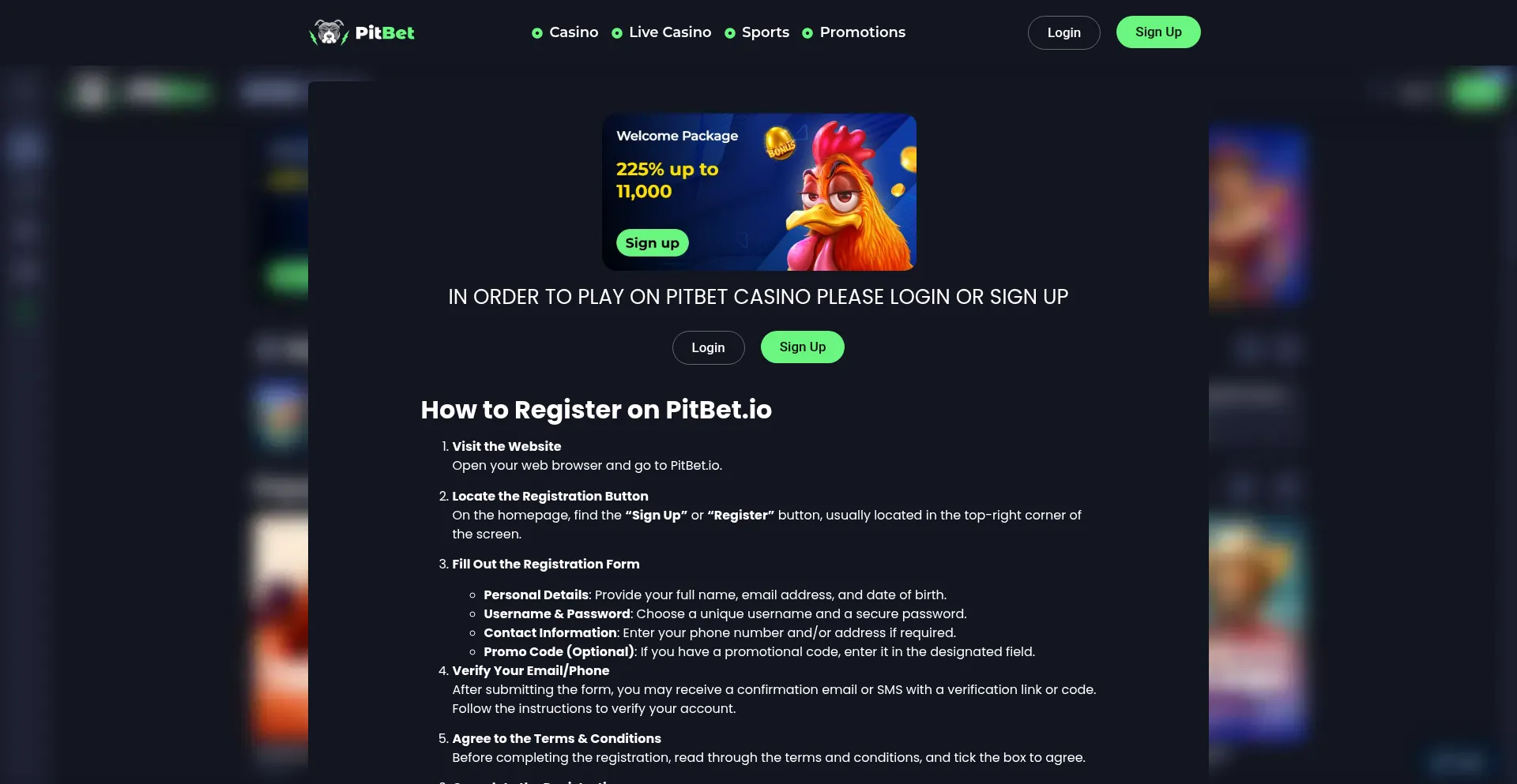 Pitbetcasino.co.uk