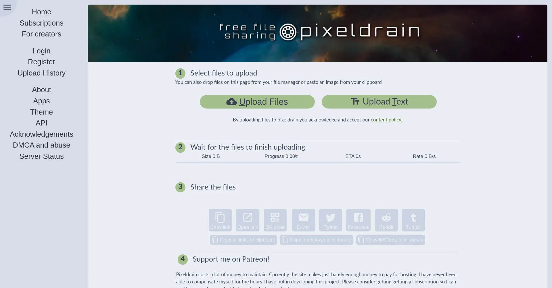 Pixeldrain.com