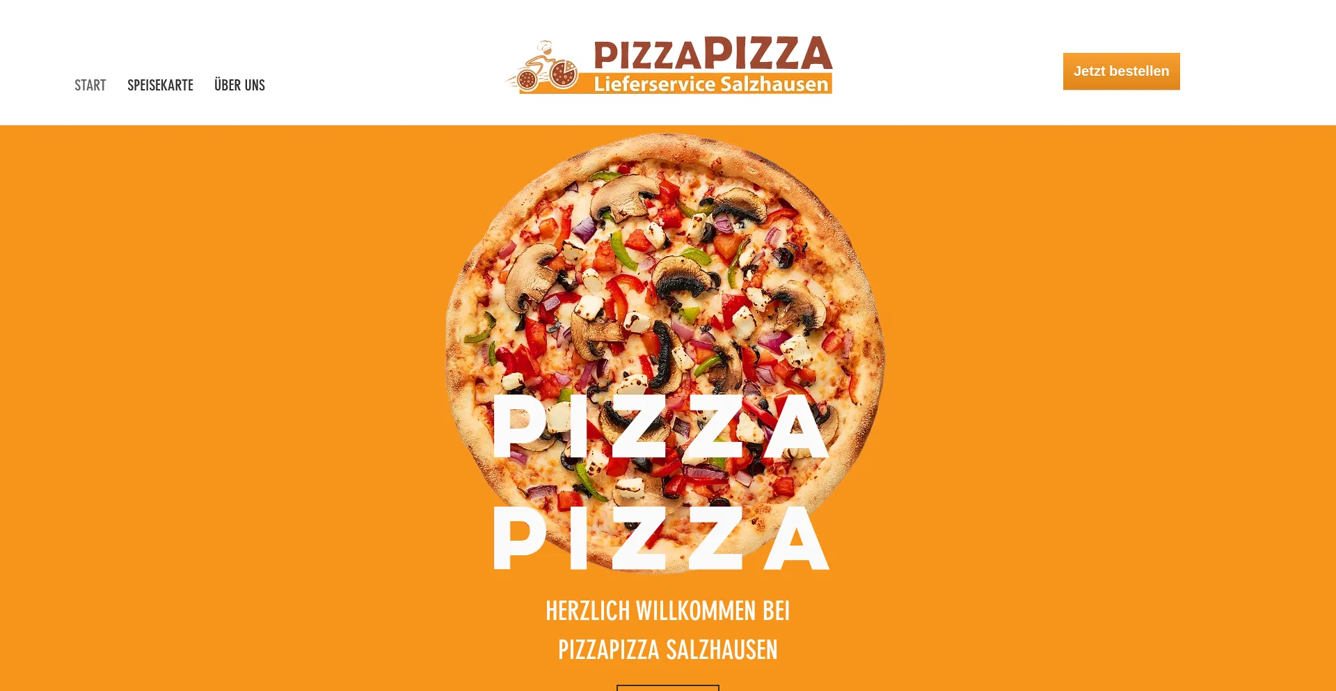 Website screenshot of Pizza-salzhausen.de
