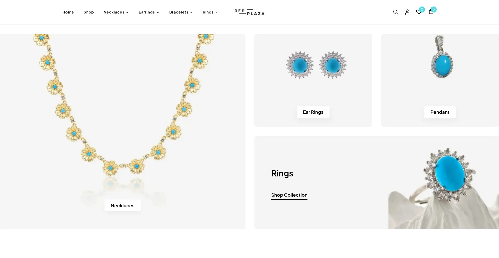 Website screenshot of Pjewelry.me