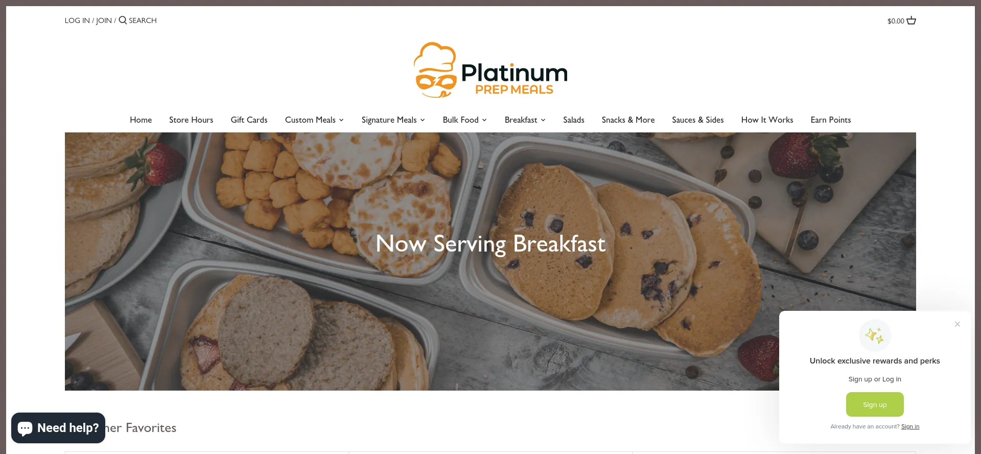 Platinumprepmeals.com