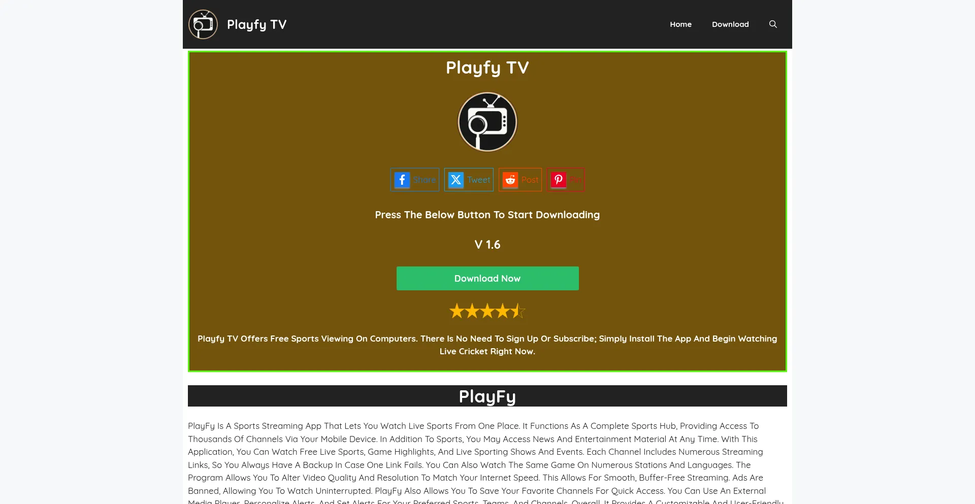 Playfy.tv