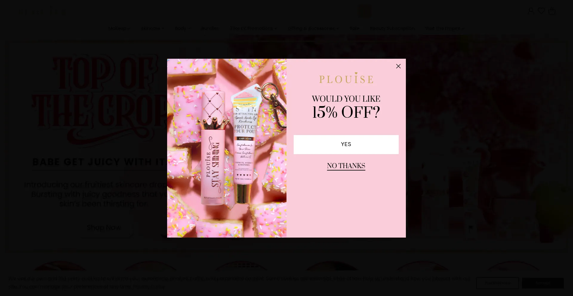 Website screenshot of Plouise.be