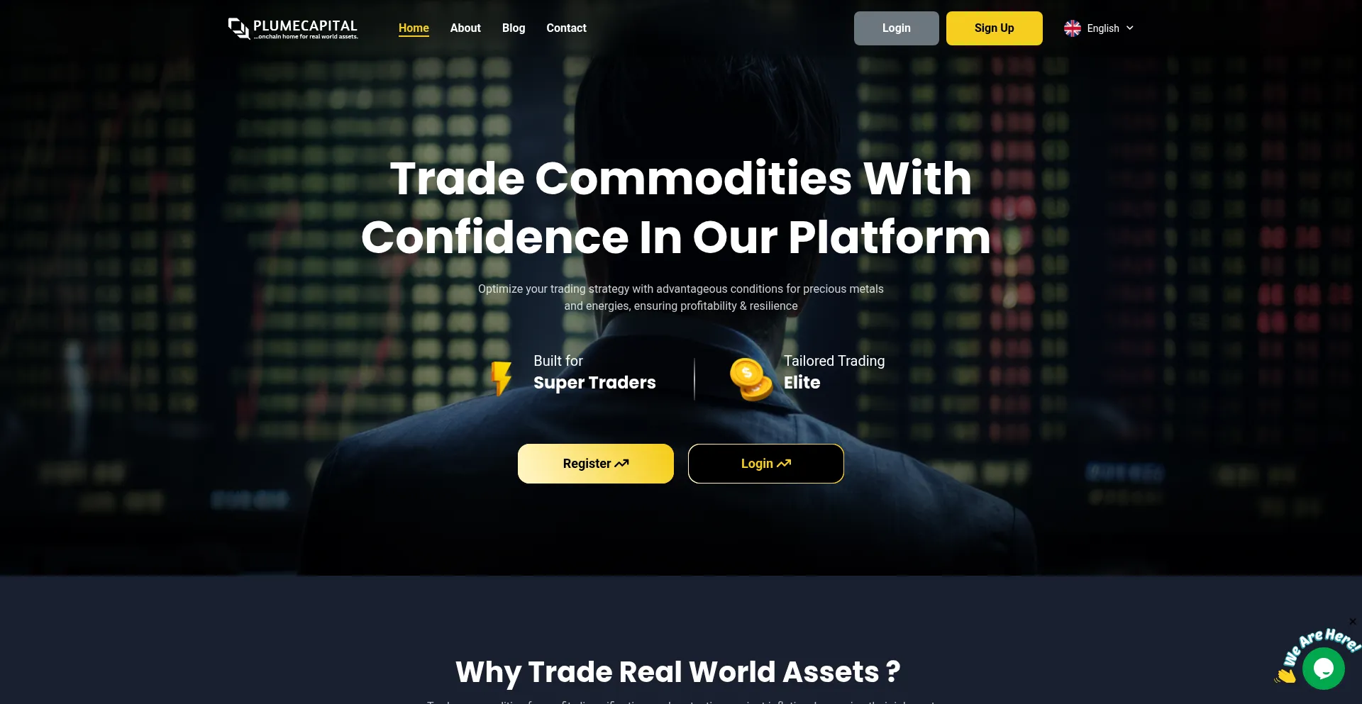 Website screenshot of Plumecapital.online