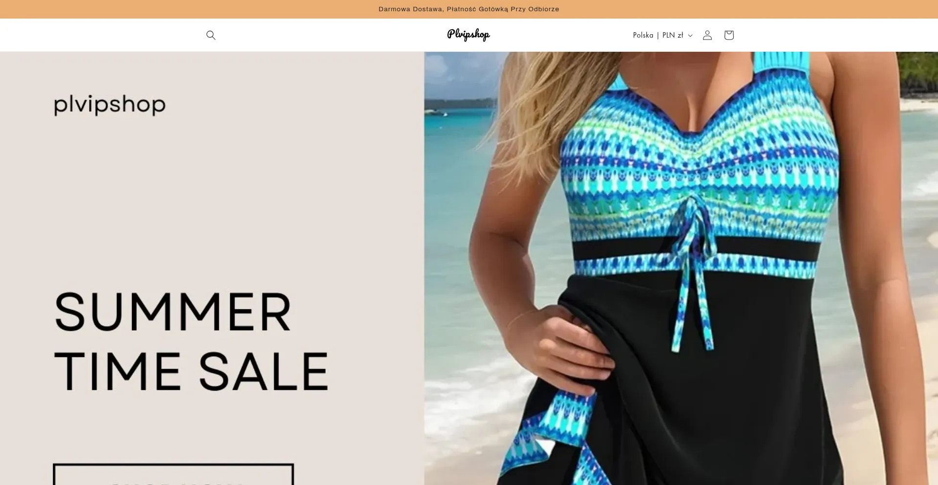 Website screenshot of Plvipshop.com