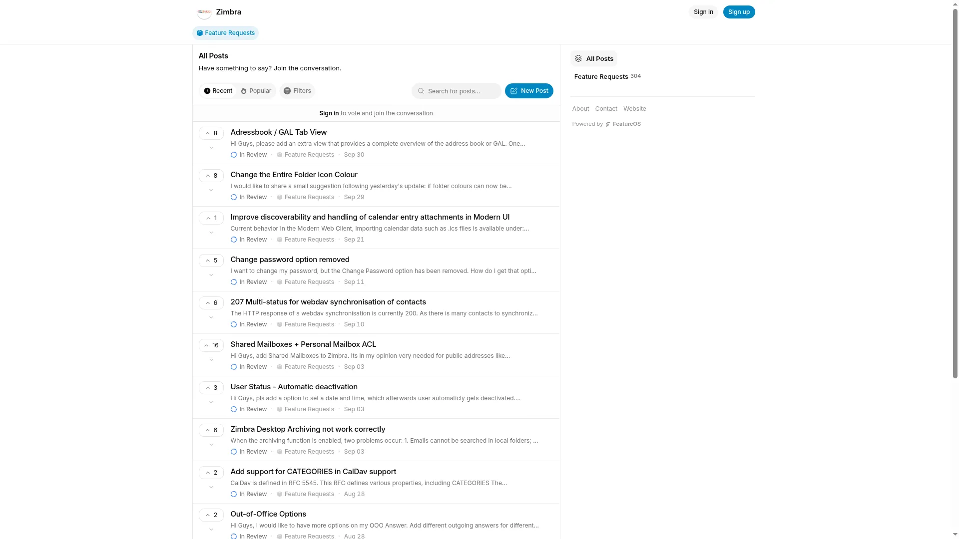 Pm.zimbra.com