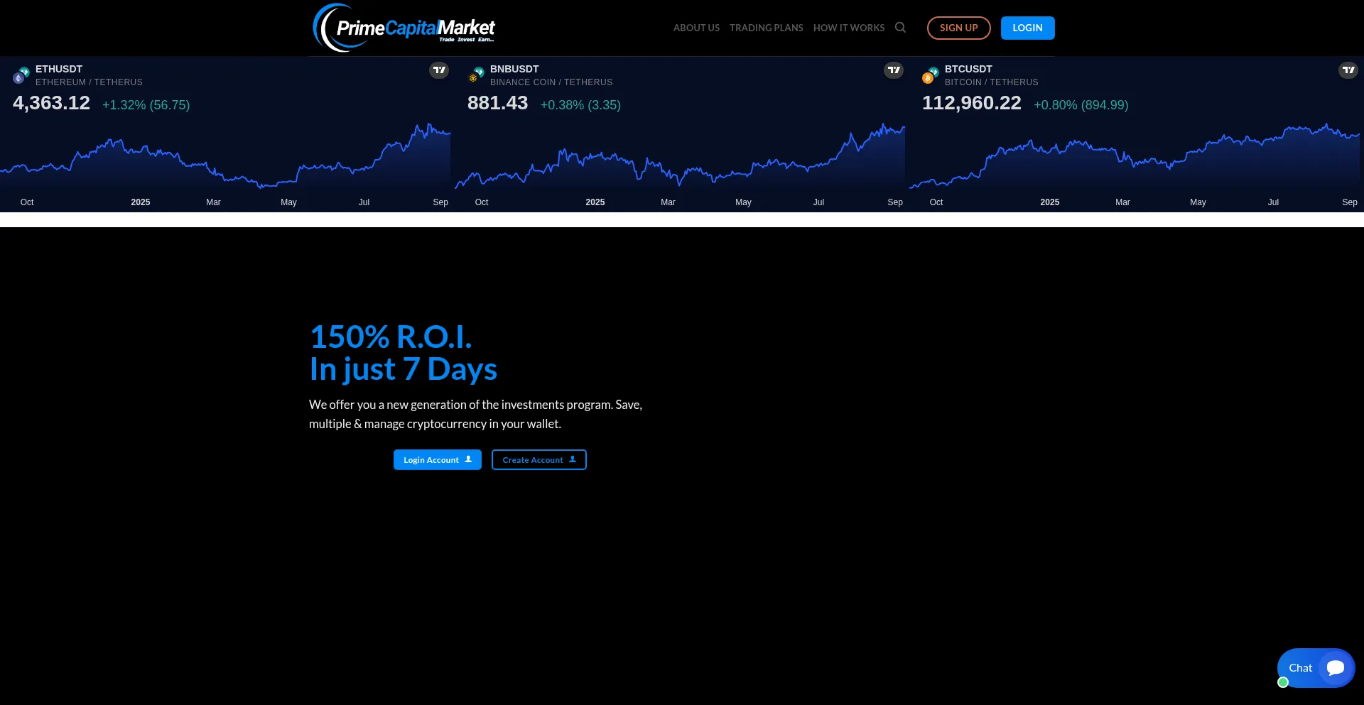 Website screenshot of Pmarkcapslim.com