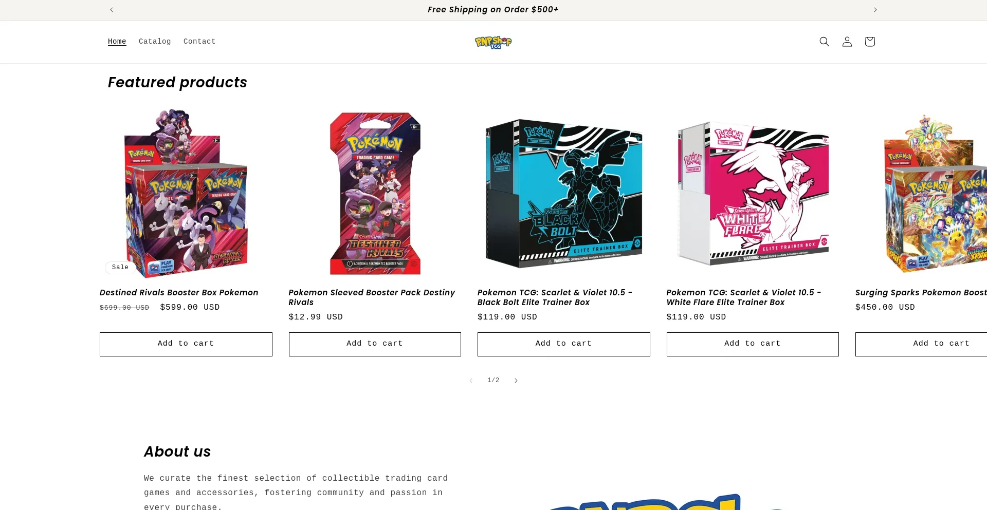 Pnpshoptcg.com