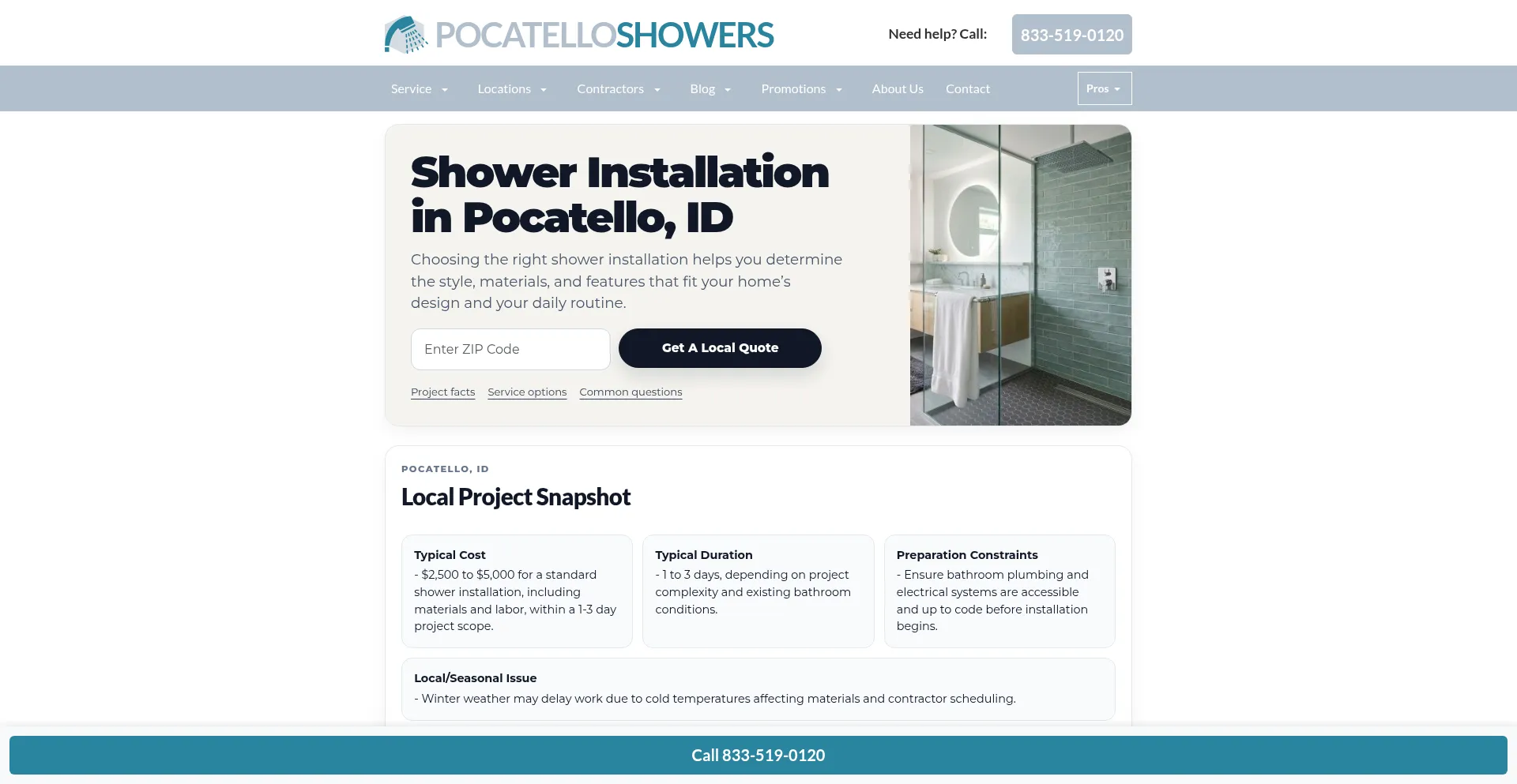Pocatelloshowers.com