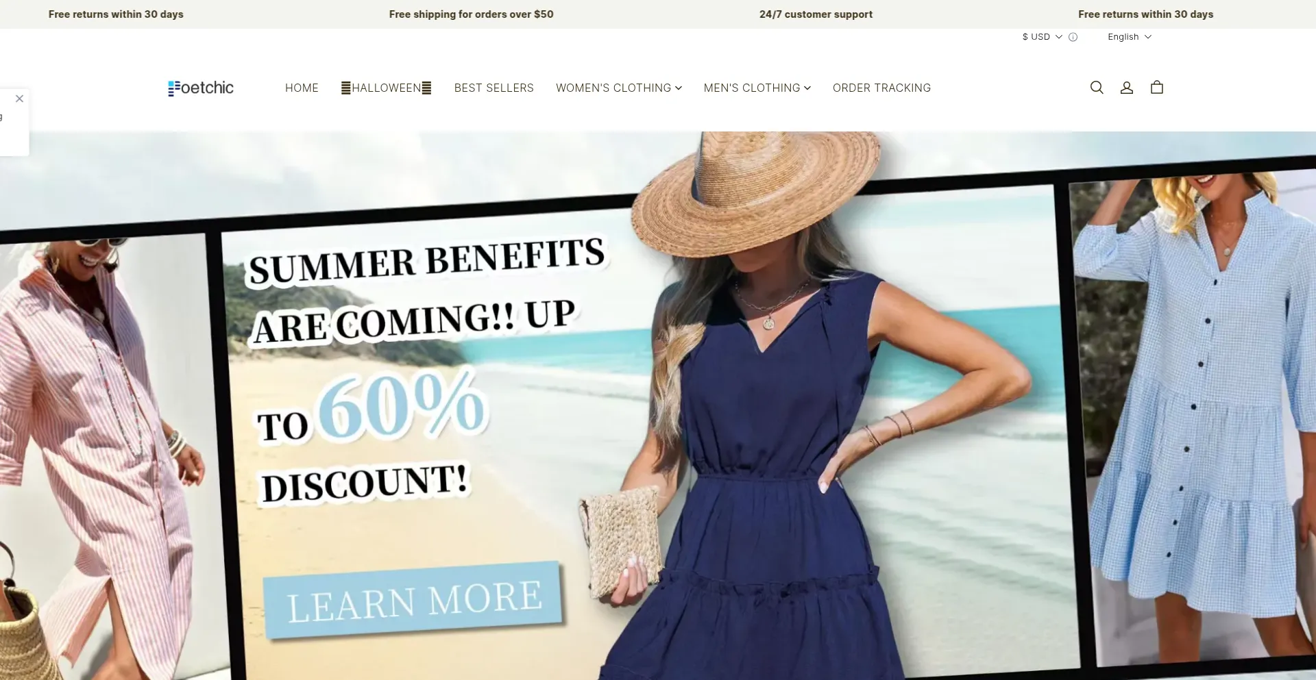 Website screenshot of Poetchic.com