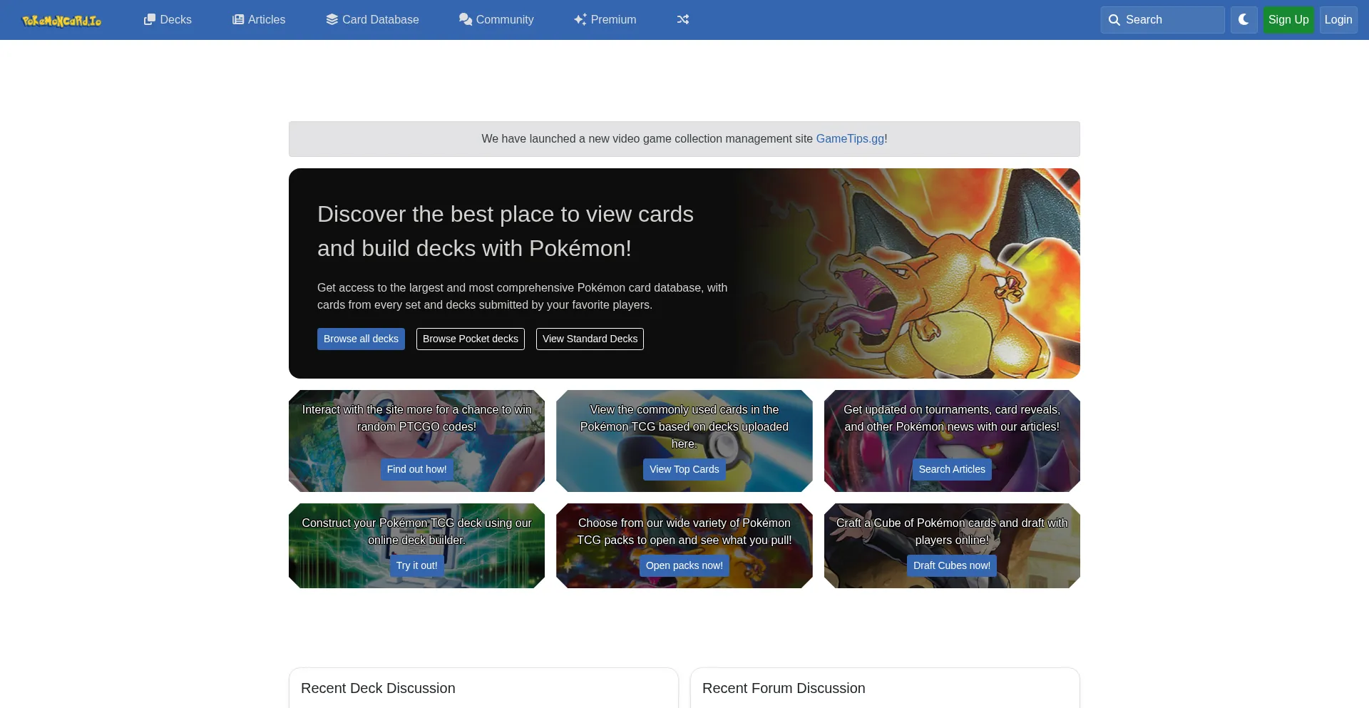 Pokemoncard.io