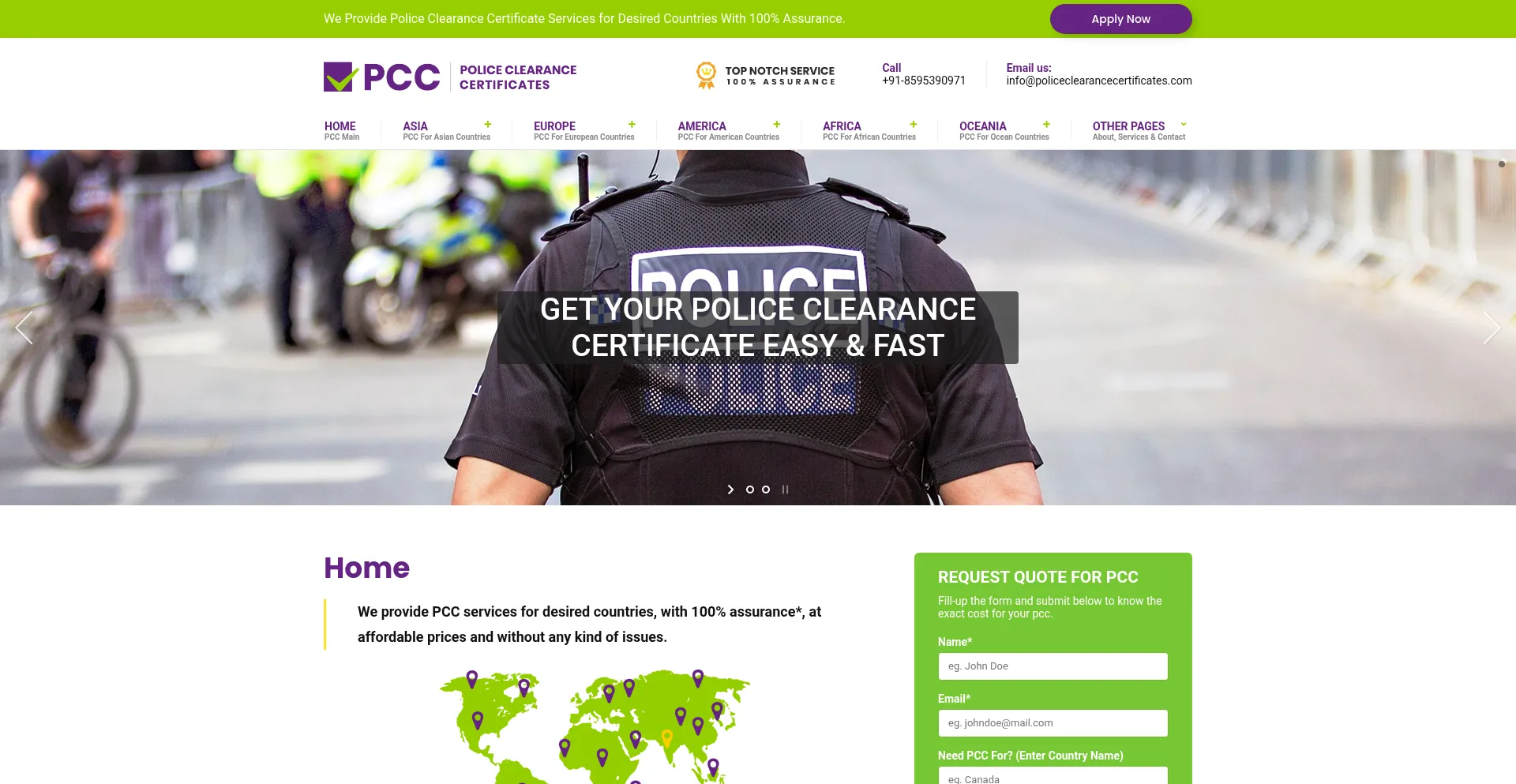 Policeclearancecertificates.com