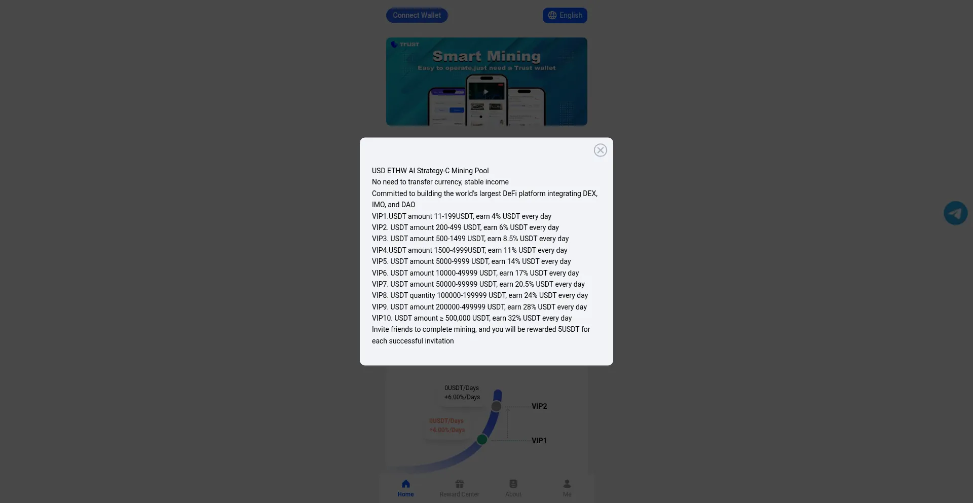 Website screenshot of Polygonmine.app