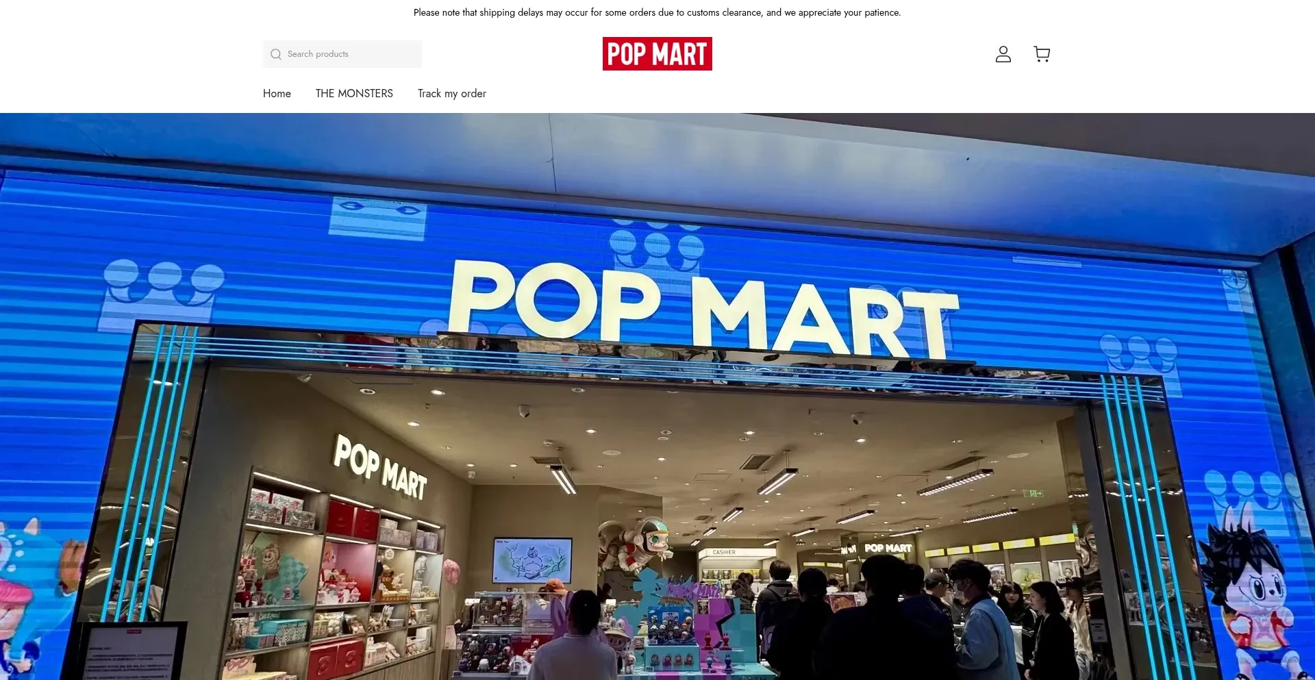 Website screenshot of Popintown.com