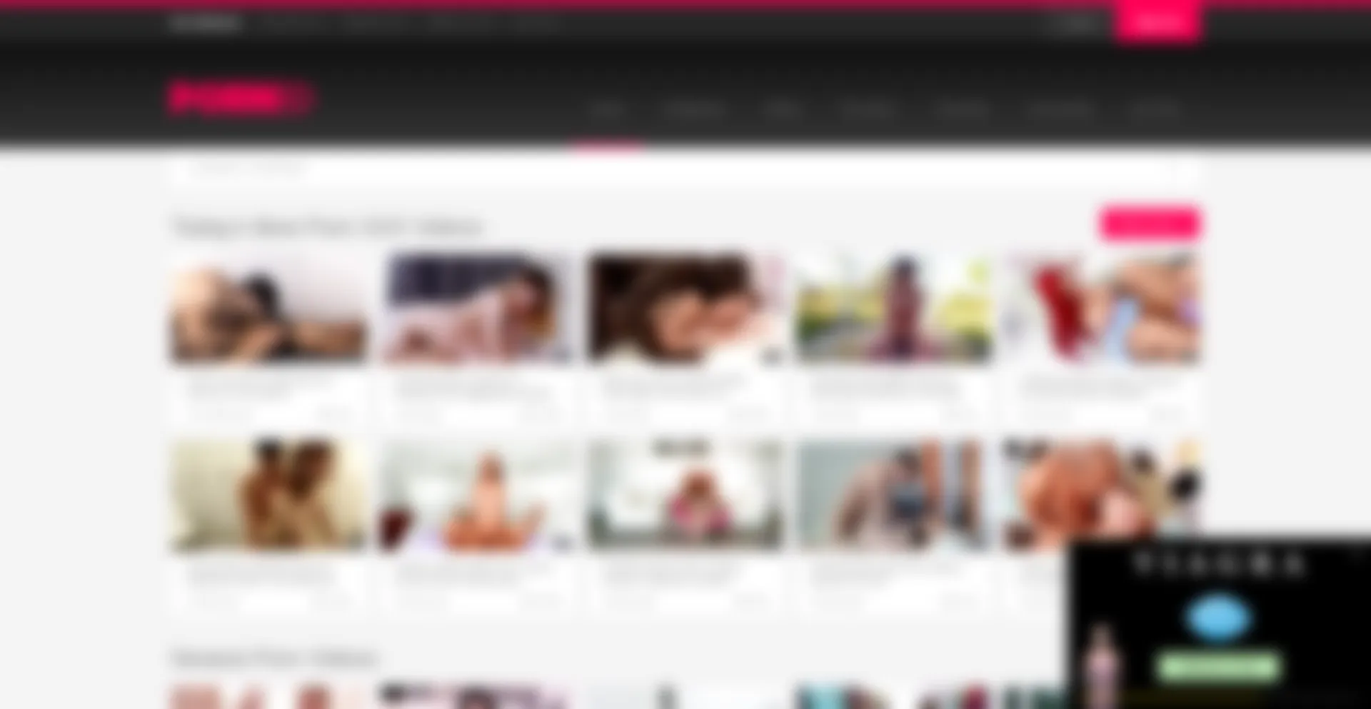 Website screenshot of Pornid.xxx