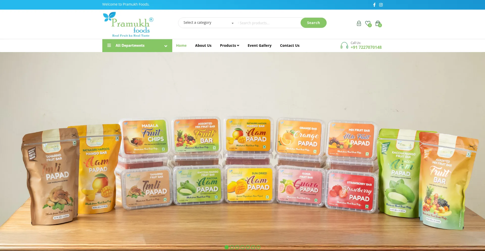 Pramukhfoods.com