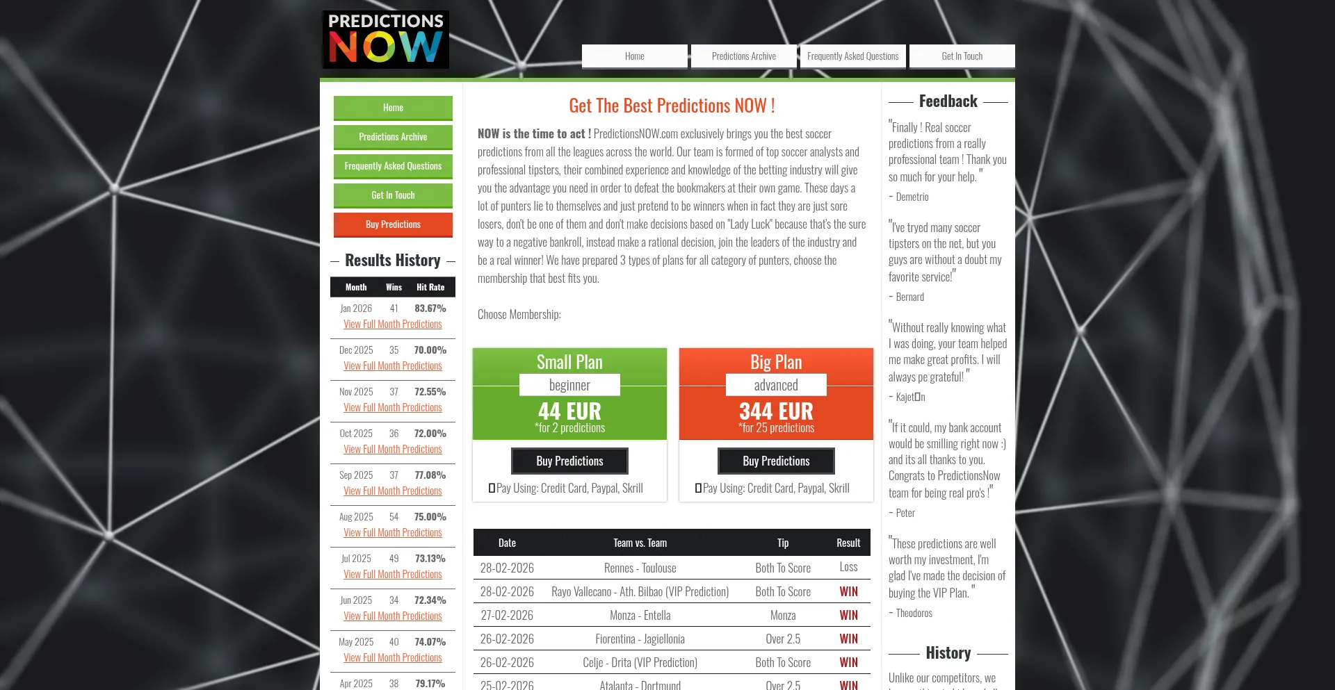Predictionsnow.com